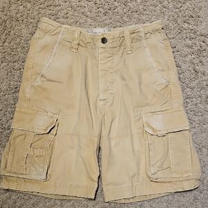 Abercrombie & Fitch Beige Vintage Cargo Shorts